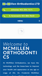 Mobile Screenshot of mcmillenortho.com